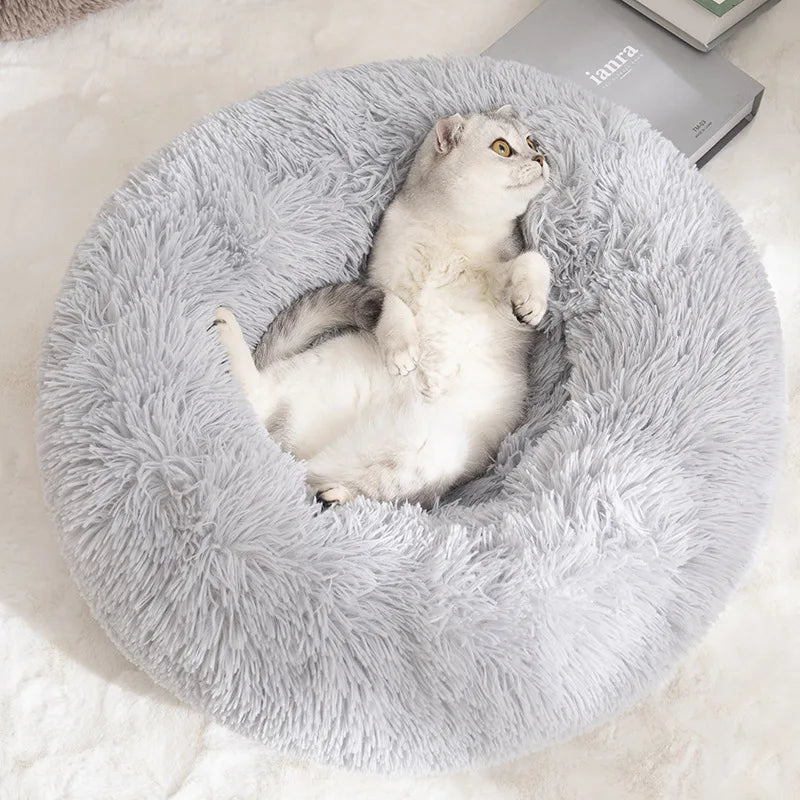 Plush Donut Pet Bed